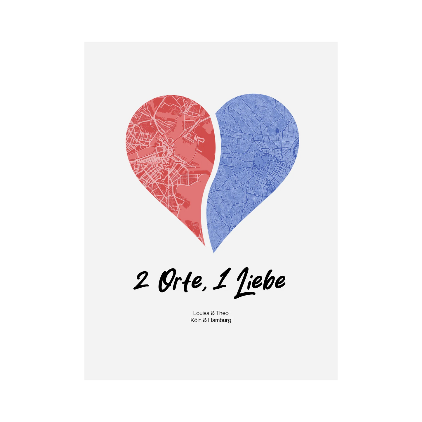2 Places, 1 Love - Poster